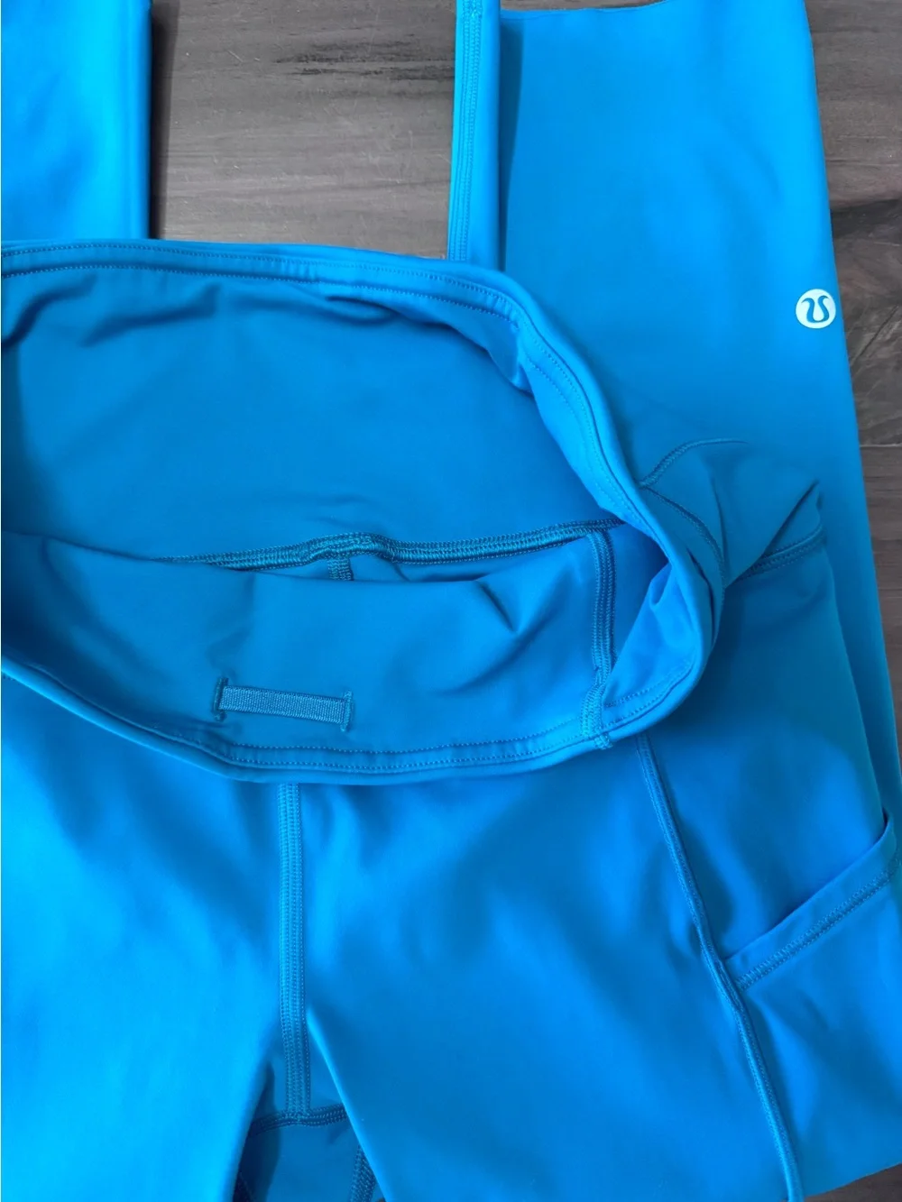 Lululemon Fast & Free Crop Nulux 19” Legging Women’s 6 Capri Blue